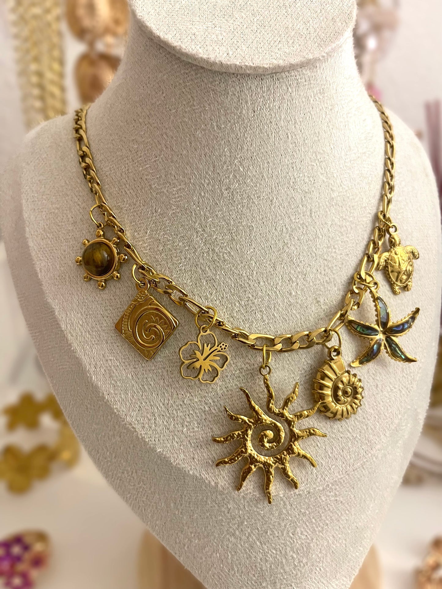 Collier Soleil d'Or